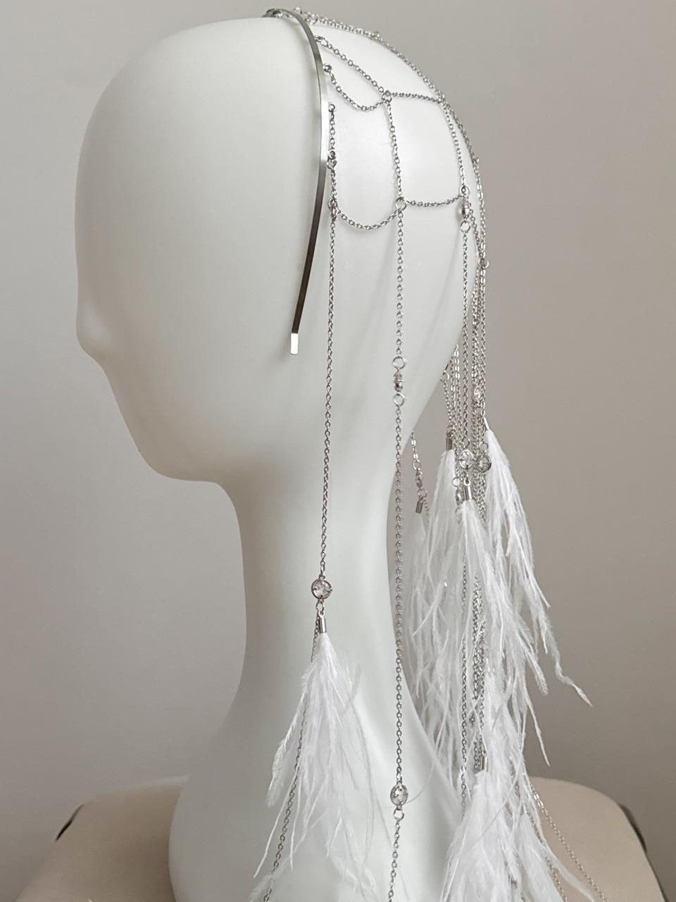 Isolde Feather Style Hairband