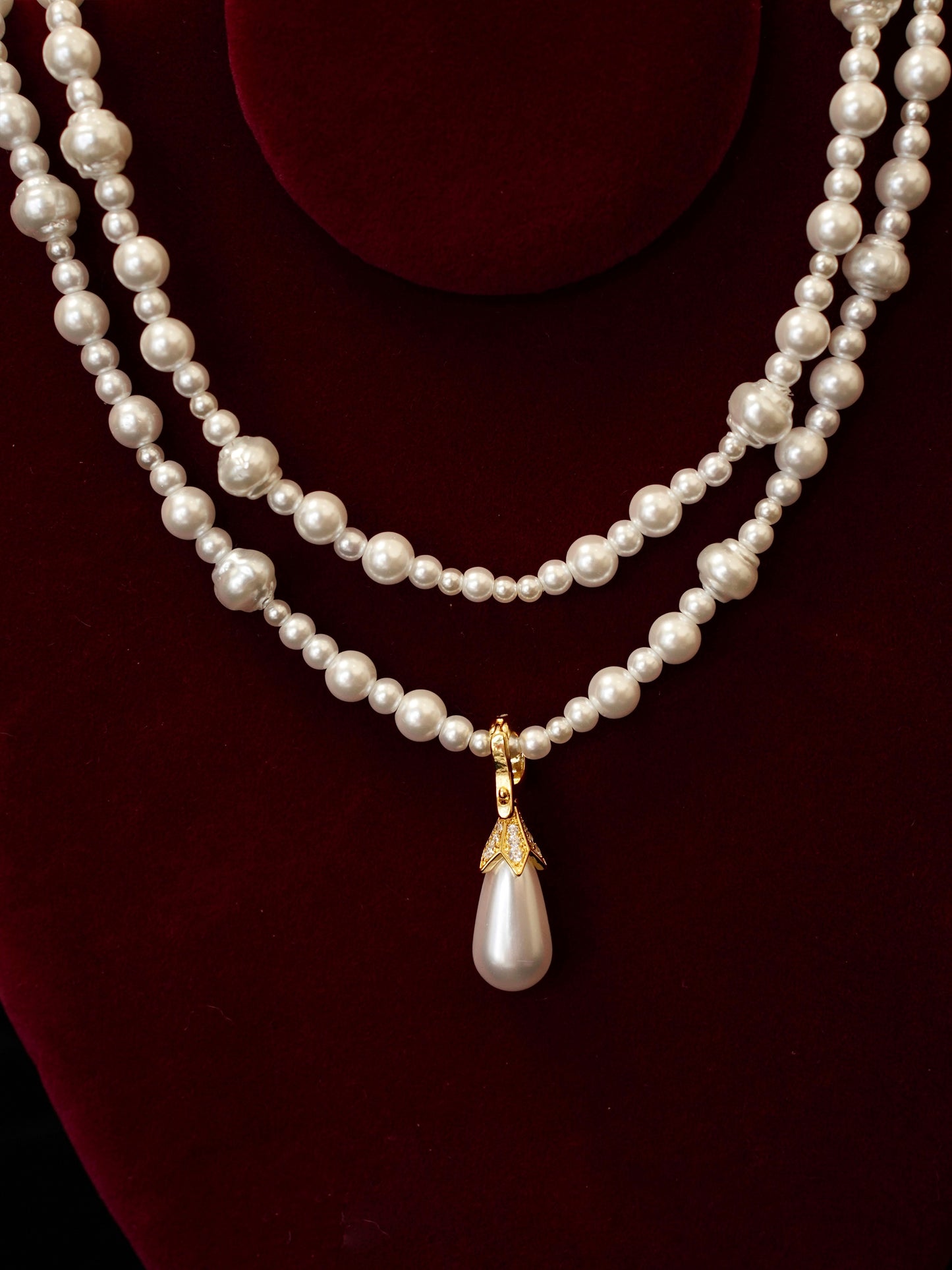 Cyndi Necklace | 24k Gold Plated