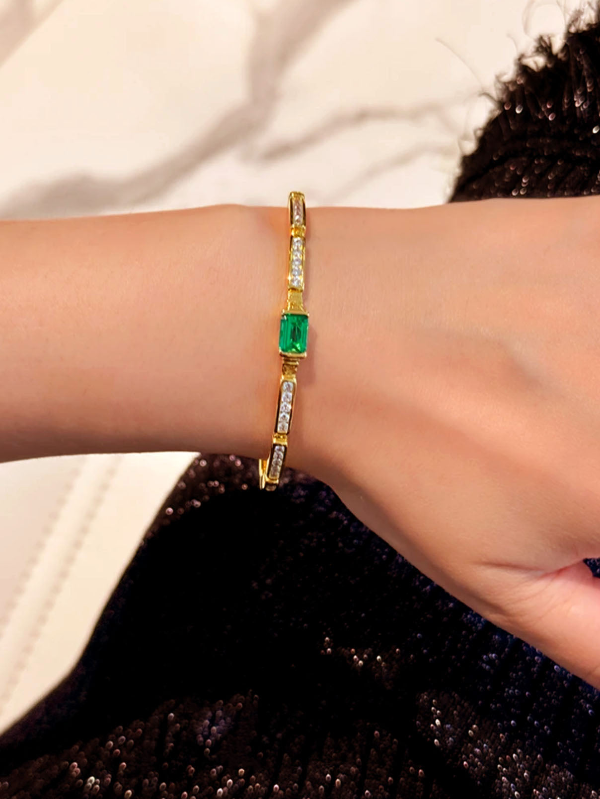 Ligeia Bracelet Set | 24k Gold Plated