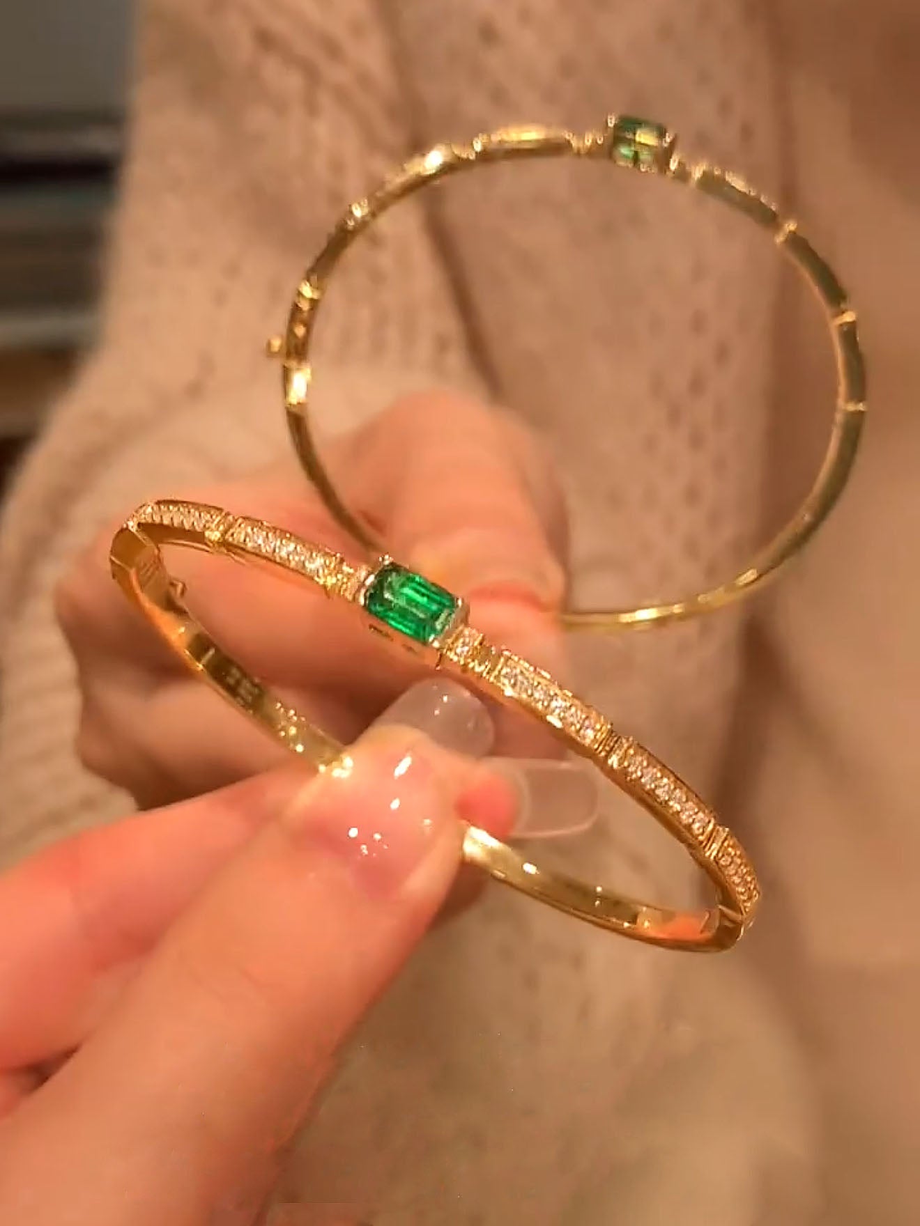 Ligeia Bracelet Set | 24k Gold Plated