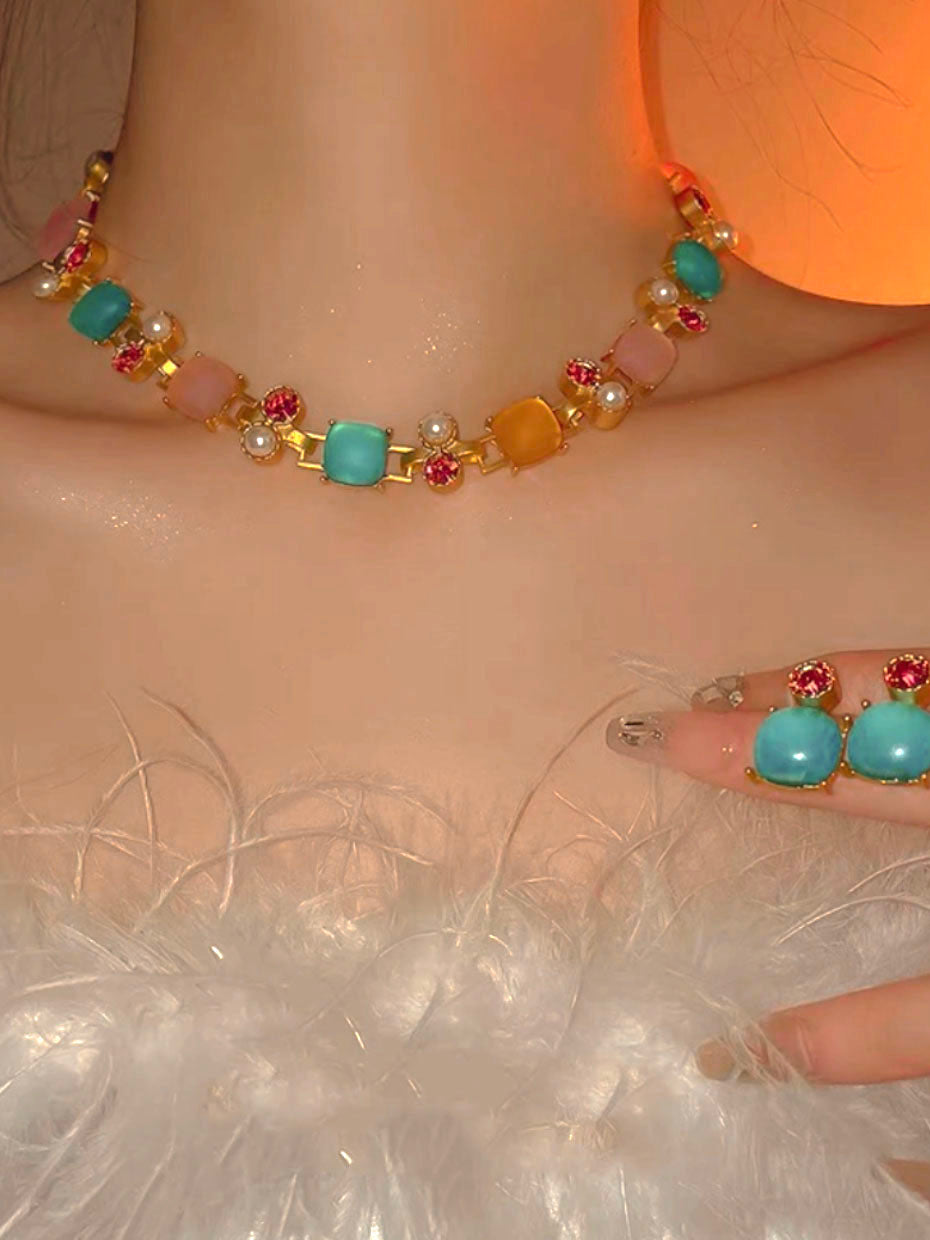 Greta Necklace Set | 24k Gold Plated
