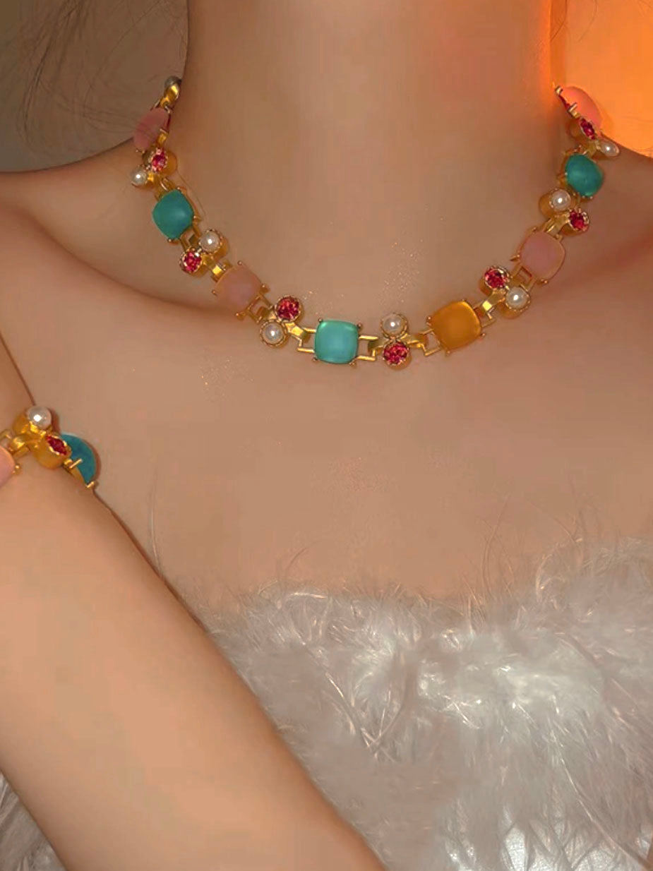 Greta Necklace Set | 24k Gold Plated