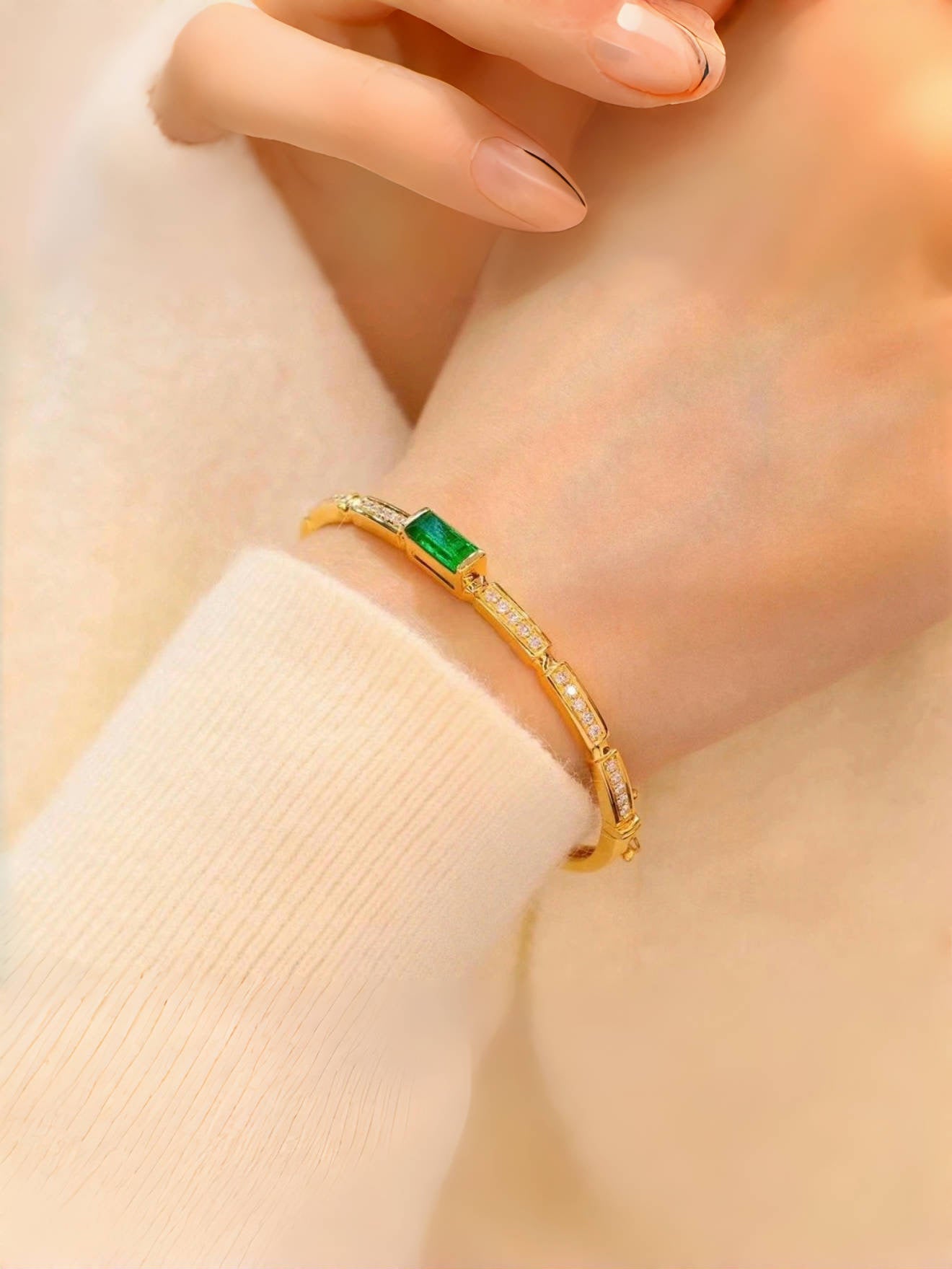 Ligeia Bracelet Set | 24k Gold Plated