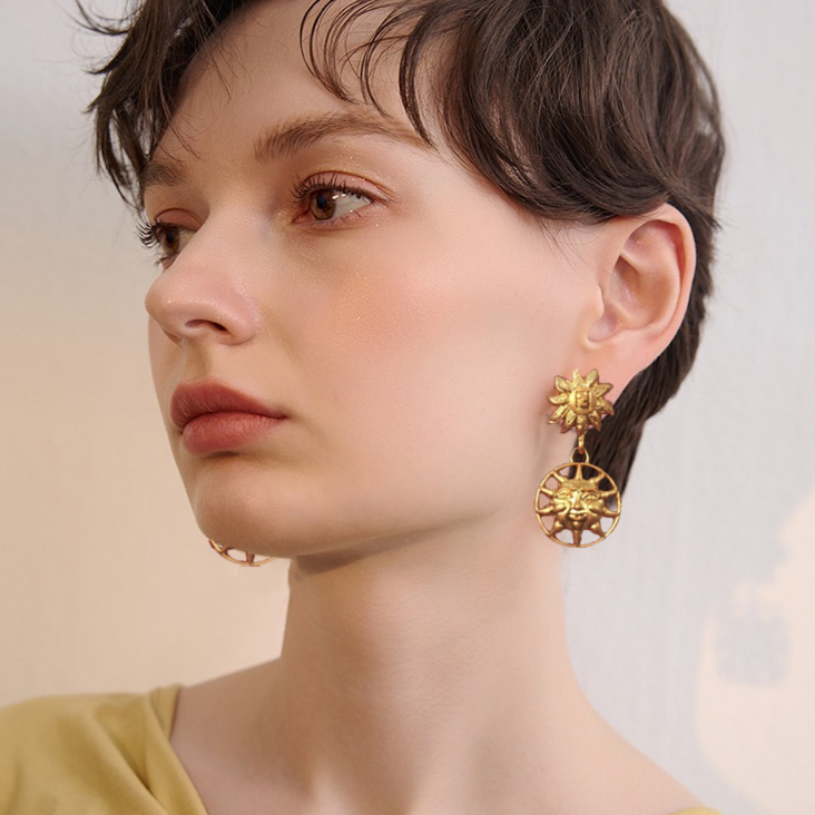 Ballentine Earrings| 24K Gold Plated