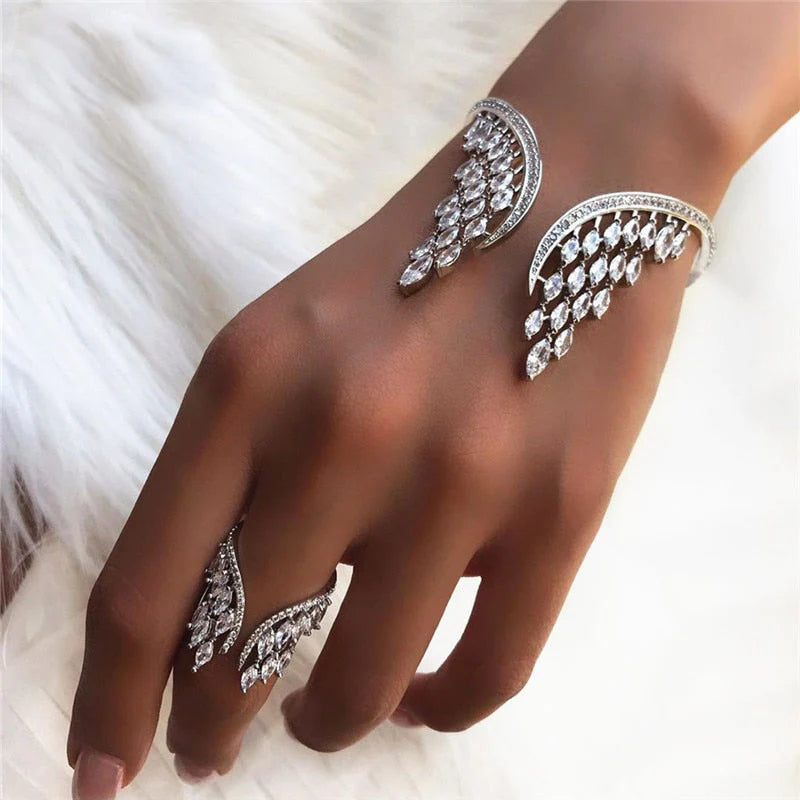 Angel Wings Bracelet Set