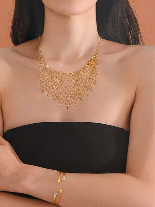 Celene Necklace | 24k Gold Plated