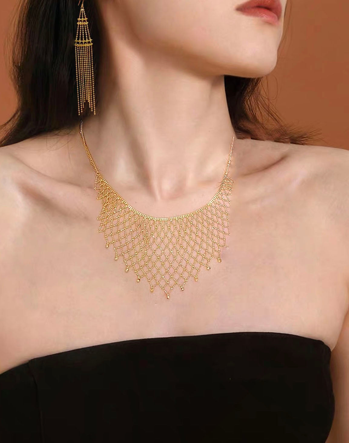 Celene Necklace | 24k Gold Plated