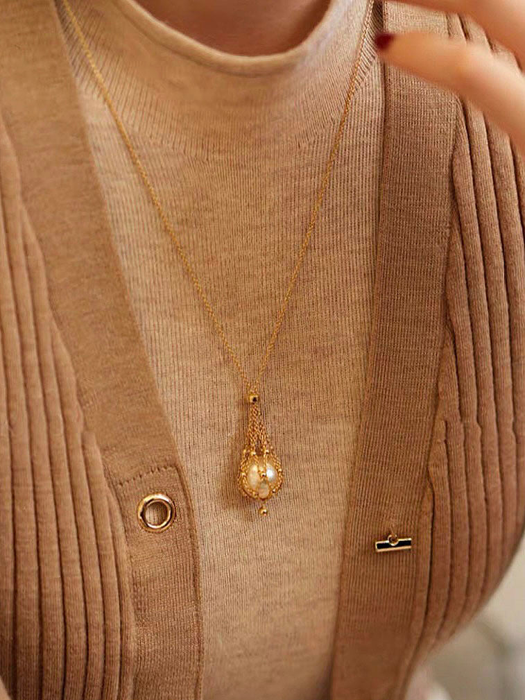 Victoria Gold Necklace | 24k Gold Plated