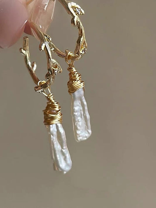 Gretchen Earrings | 24k Gold Plated