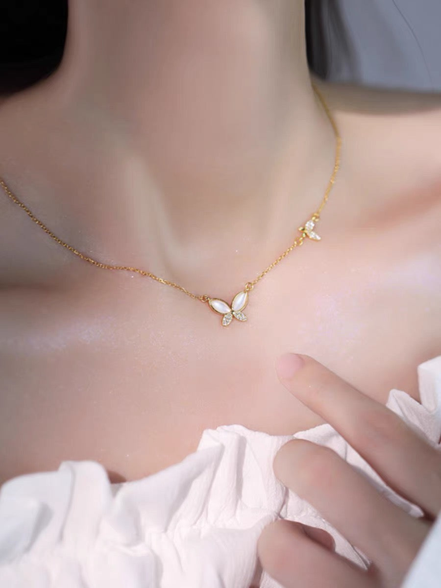 Hazel Necklace | 18k gold plated