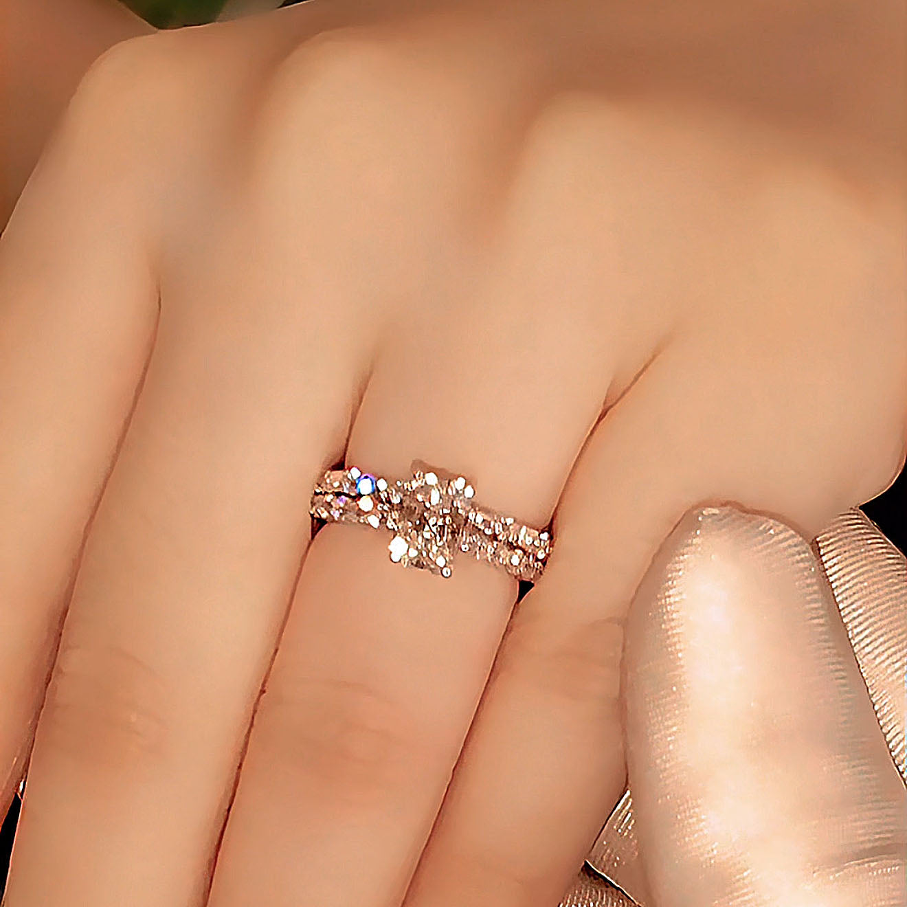 Juno Ring Set | Sterling Silver