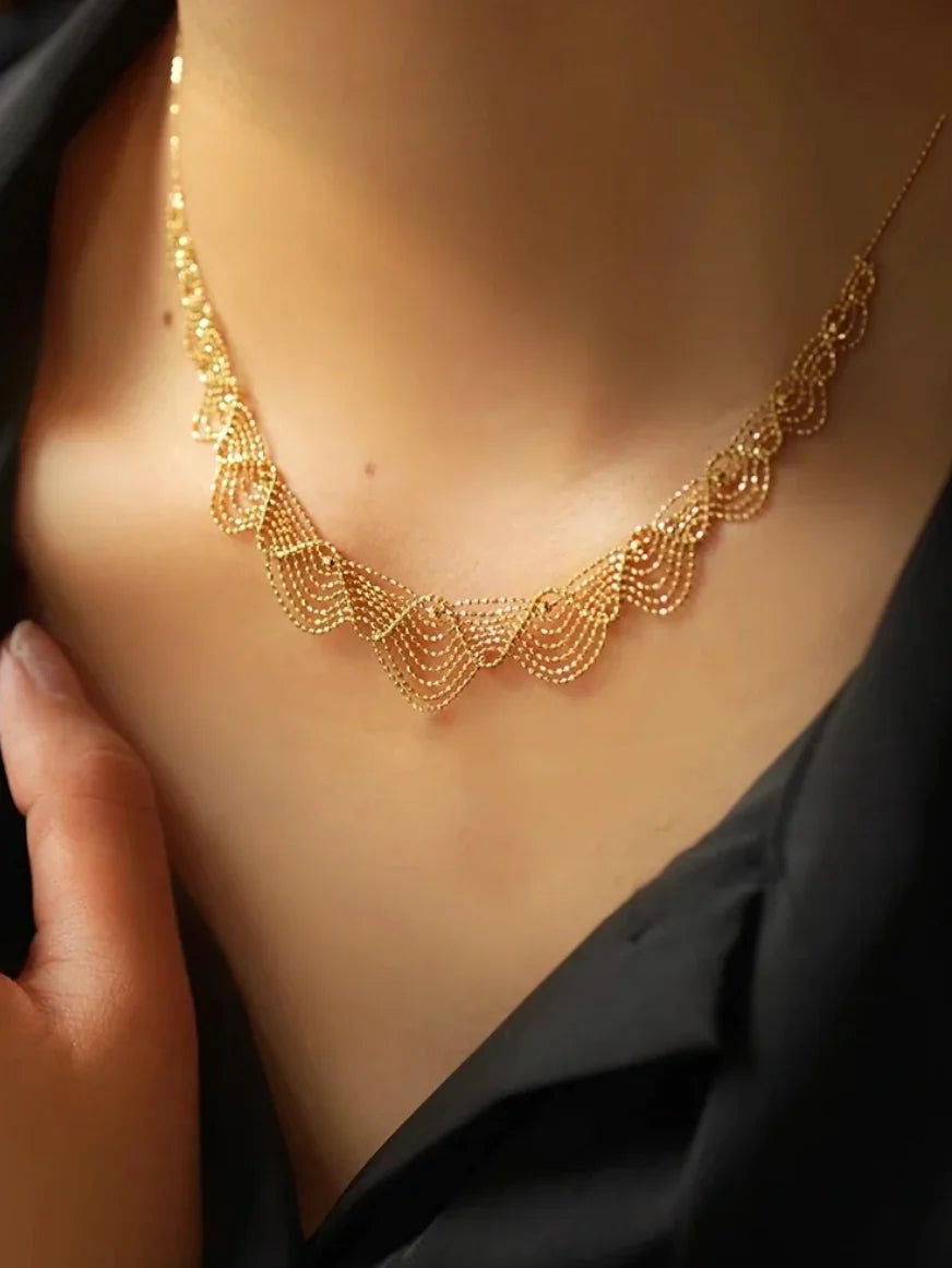 Kayla Necklace | 24k Gold Plated